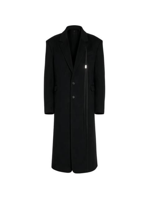 button-fastening coat