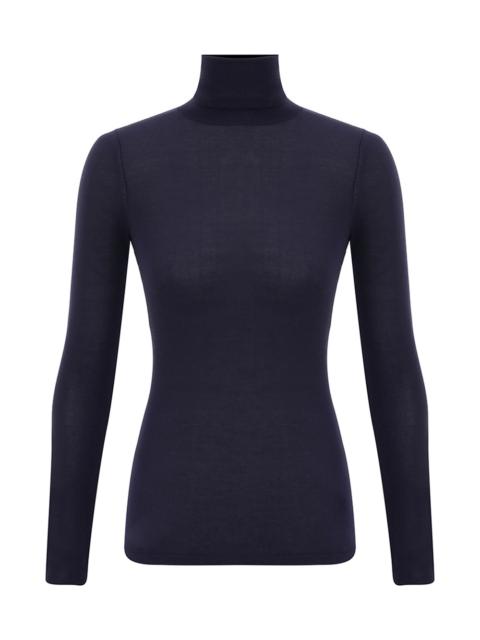FINE KNIT ROLL NECK TOP