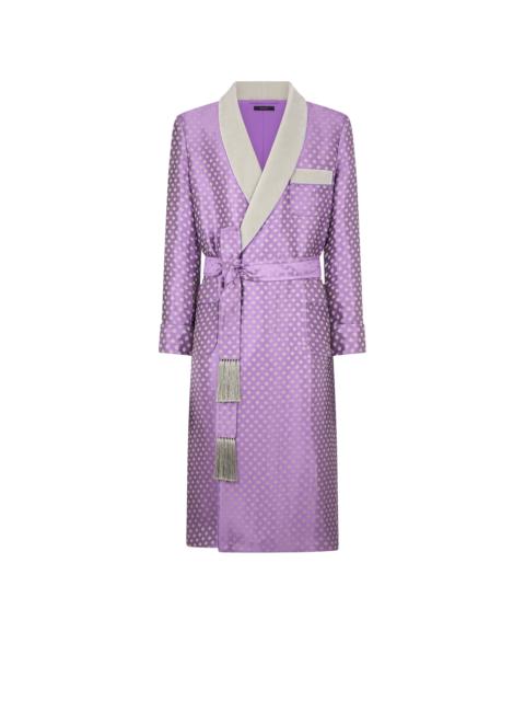 GEOMETRIC JACQUARD ROBE