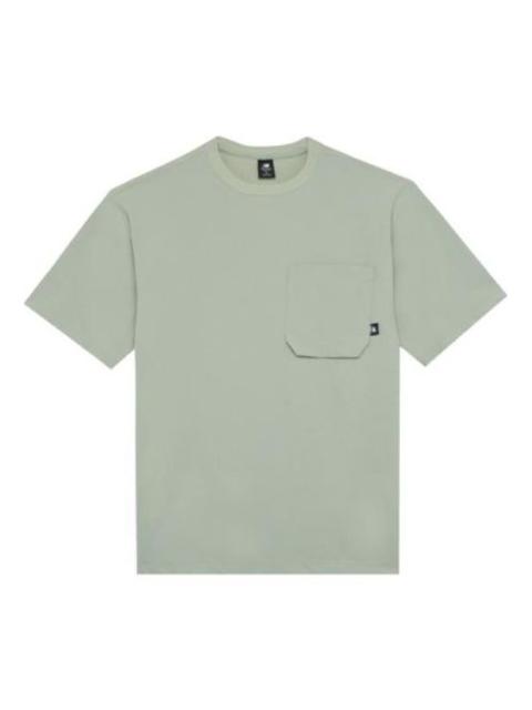 New Balance Logo Crew Neck Tee 'Lime Green' AMT22364-DRA