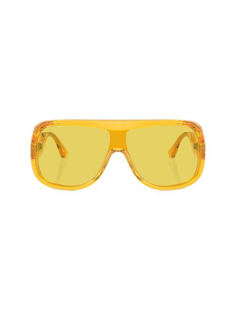 shield-frame sunglasses