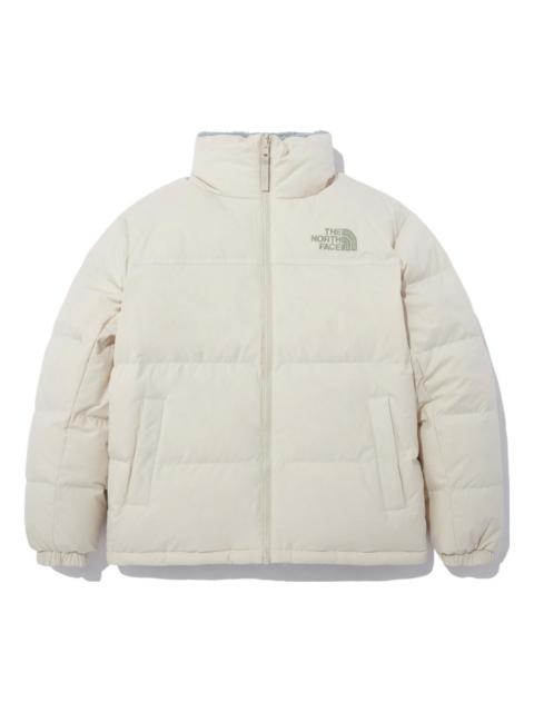 THE NORTH FACE Logo Winter Puffer Jacket 'Beige' NJ1DN77D