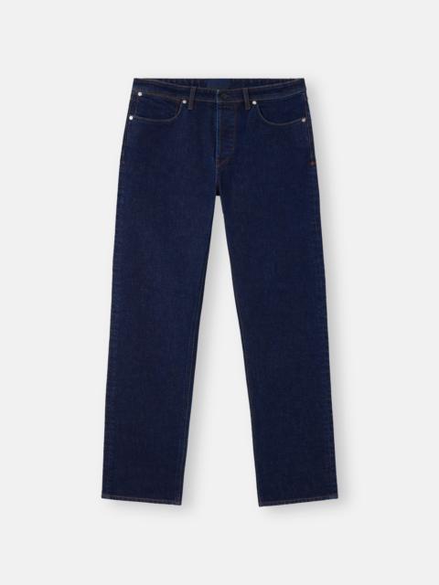 J100007 STRETCH INDIGO DENIM-RINSED