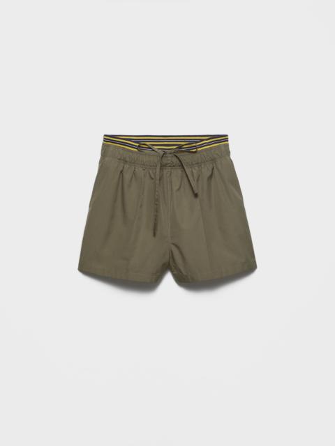 Poplin shorts