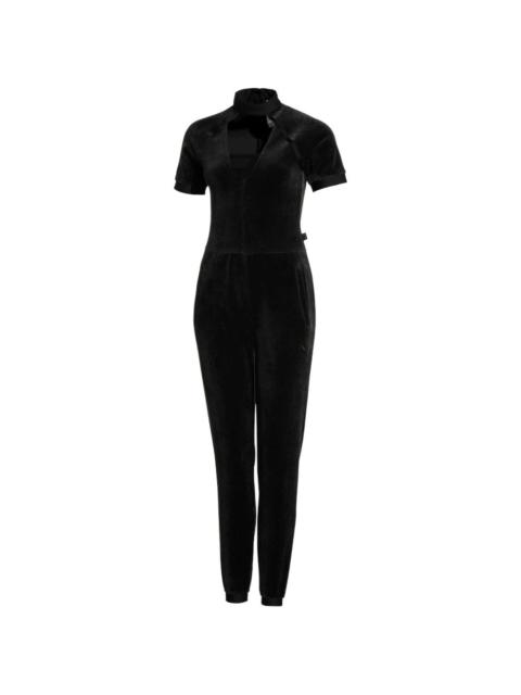 x SELENA GOMEZ short-sleeves jumpsuit