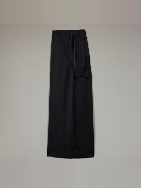 Y-3 Rayon Twill Wide Pants