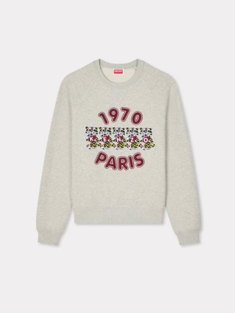 'KENZO Wild Tiger' embroidered sweatshirt in cotton