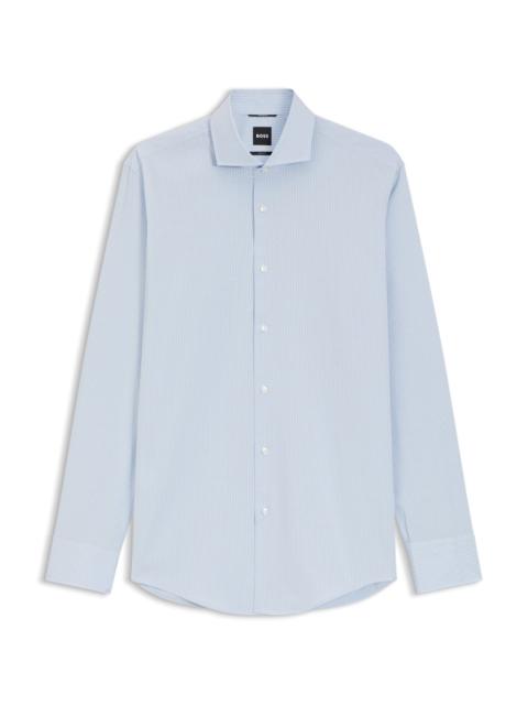 CHECKED SLIM-FIT SHIRT IN PERFORMANCE-STRETCH FABRIC