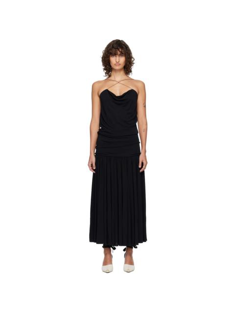 Black 'The Abiha' Maxi Dress