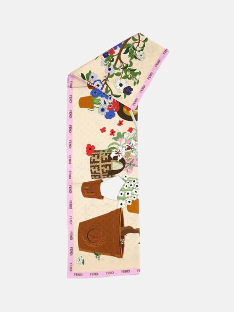Fendi Gardening Print Foulard