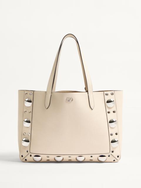 VALENTINO GARAVANI NELLCÔTE MEDIUM SHOPPING BAG IN GRAINY CALFSKIN