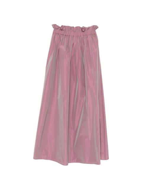 ruffled maxi skirt
