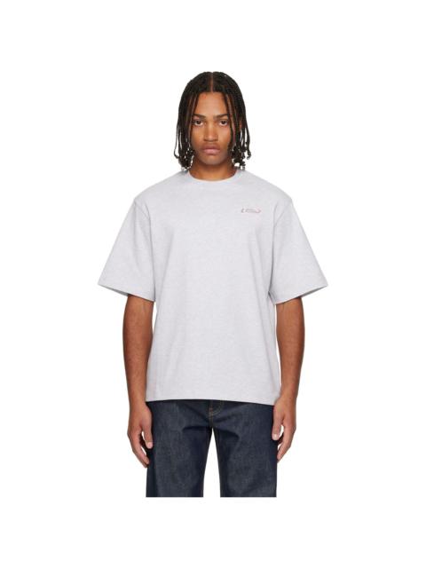 Gray 'Casablanca' Logo Patch T-shirt