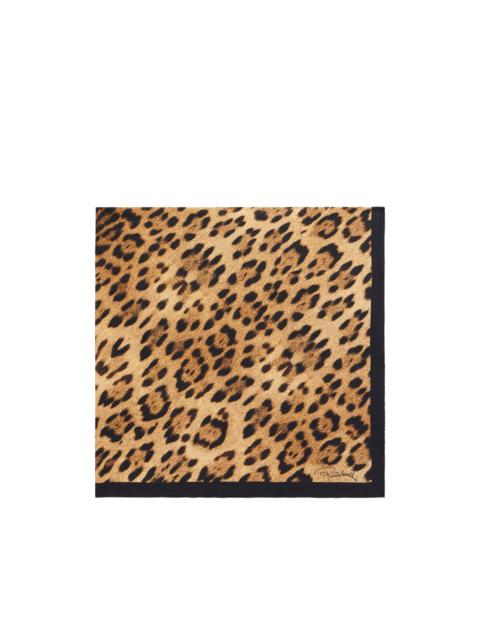 animal-print scarf