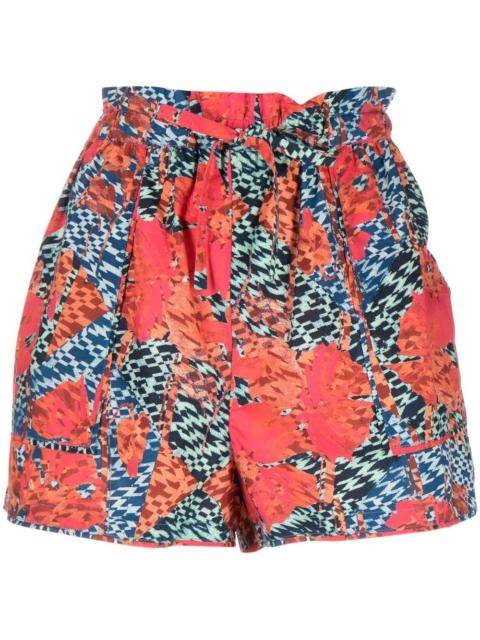 Edlyn high-waist mini shorts