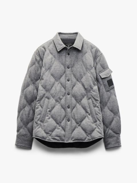 Dane Wool-Cashmere Quilted Shirt Jacket