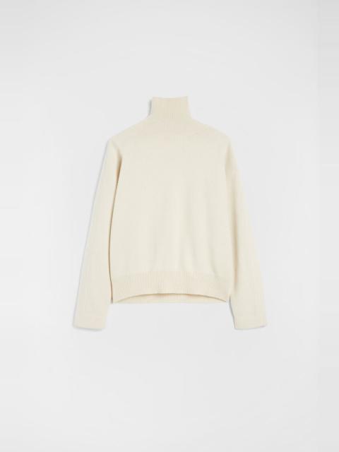 Wool Blend High-Neck Sweater