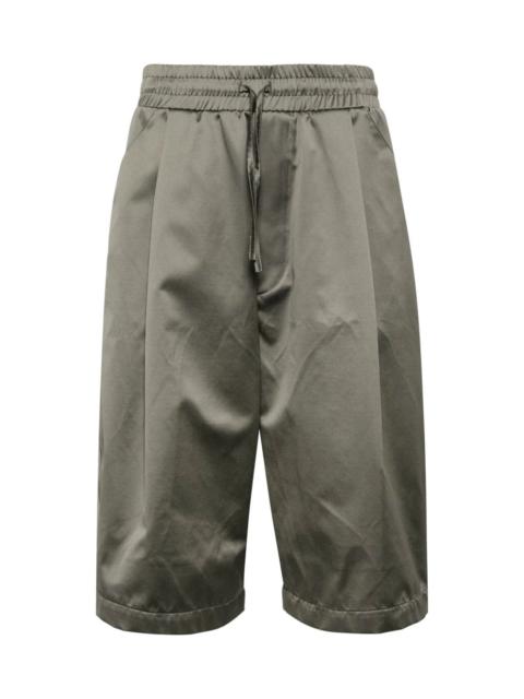DRAWSTRING-WAIST BERMUDA SHORTS