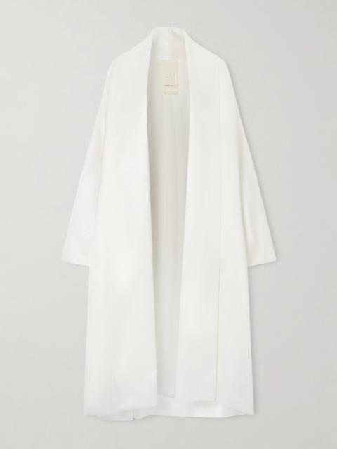 Silk Duchesse-satin Coat