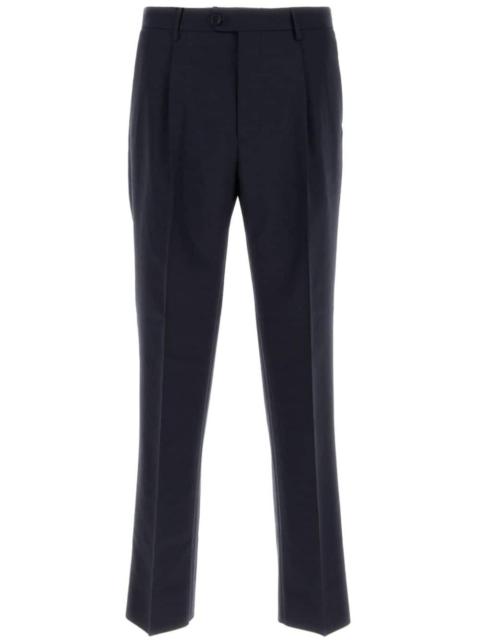 pleated wool trousers