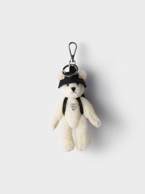Teddy keychain charm