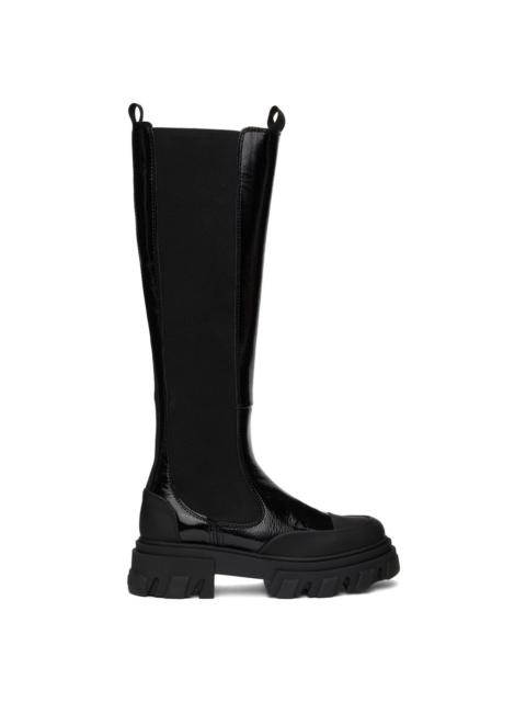 Black Tall Chelsea Boots