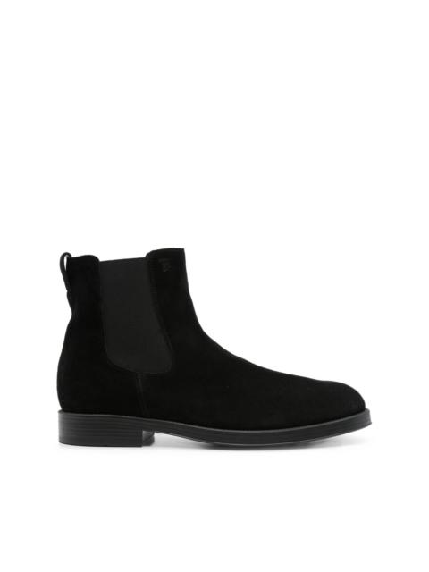 elastic-panel suede Chelsea boots