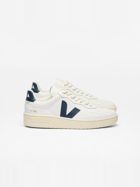 V-90 LEATHER WHITE NAUTICO