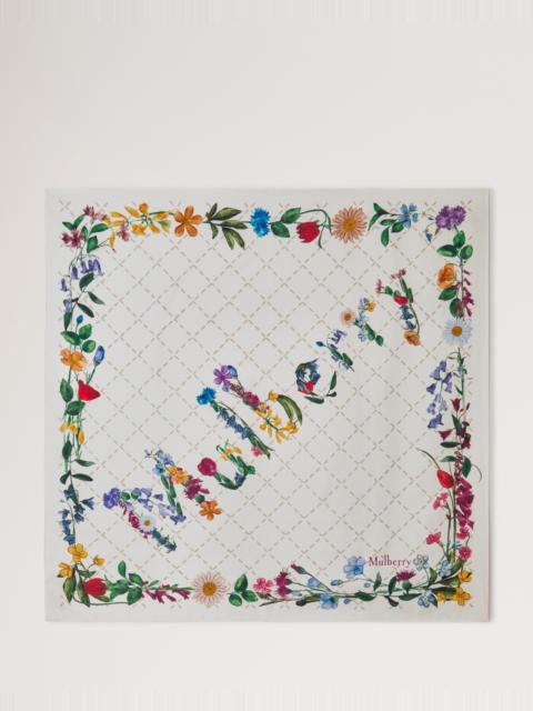 Wild Floral Square
Eggshell Silk Twill