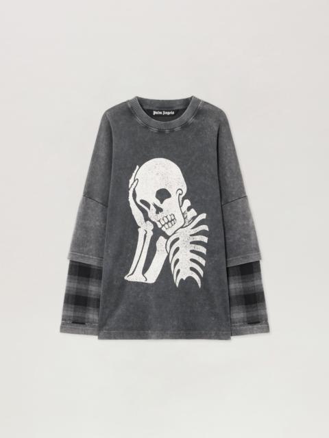 Skull Double Long-Sleeved Shirt