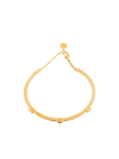 logo bangle bracelet