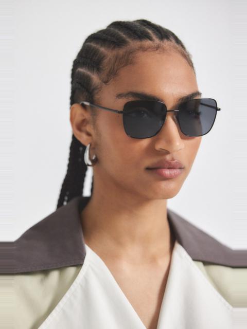 MILLIE CLASSIC SINGLE WIRE RECTANGLE SUNGLASSES