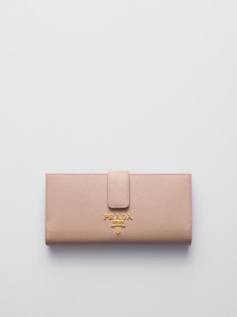 Large Saffiano leather wallet