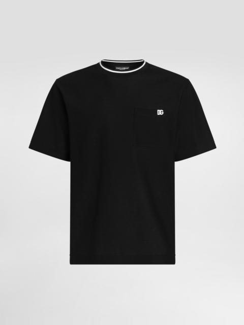 Cotton piqué t-shirt