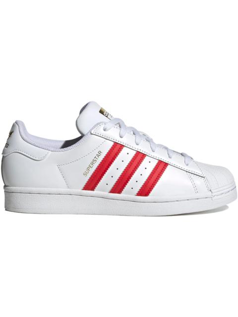 adidas Superstar White Better Scarlet Gold (Women's)
