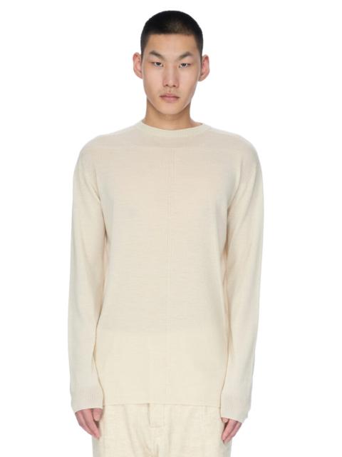 round-neck wool sweater