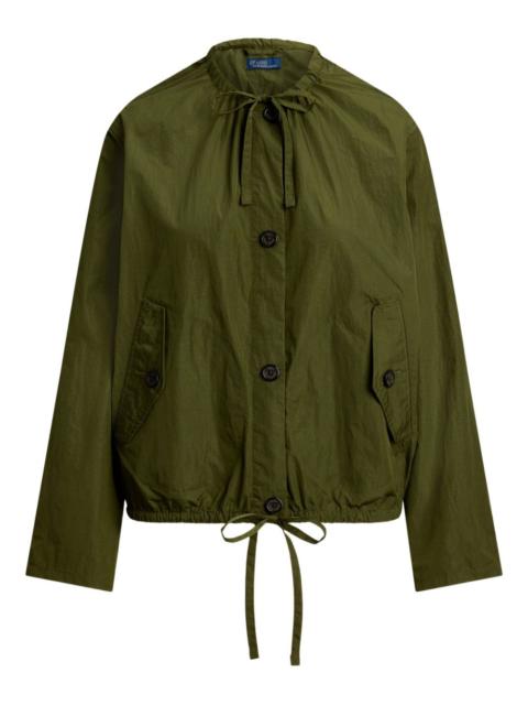 drawstring-hem jacket