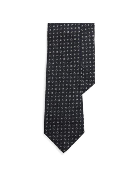 patterned-jacquard tie