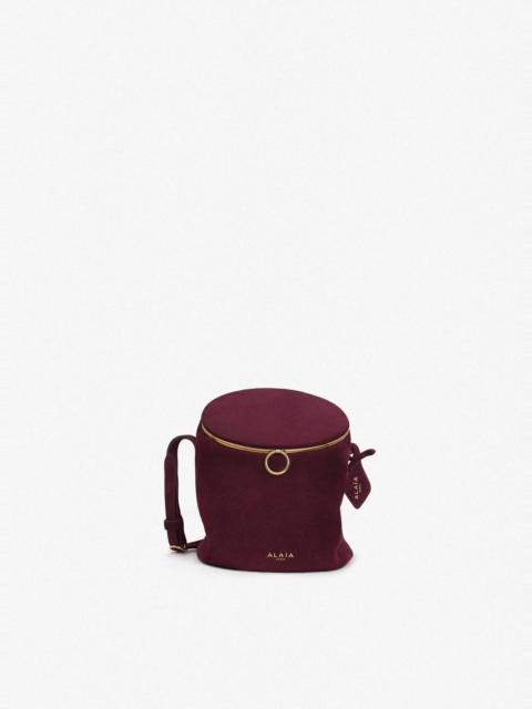 LA CANETTE SMALL BAG IN SUEDE GOATSKIN