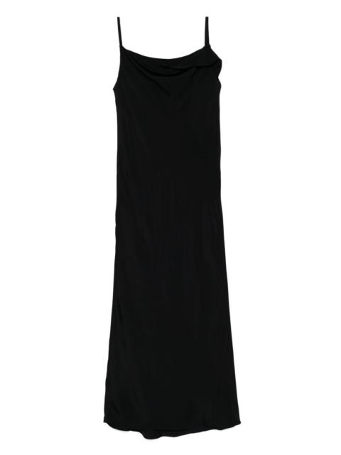 Drapery Neckline Slip dress