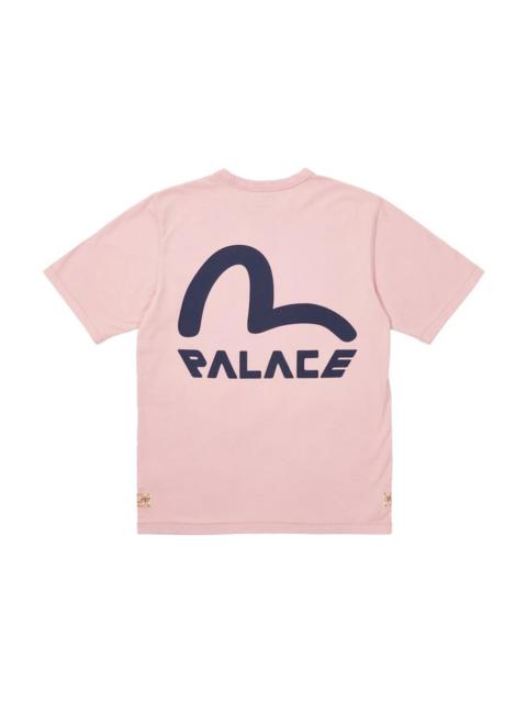 Palace x Evisu Seagull T-shirt Pink Nectar