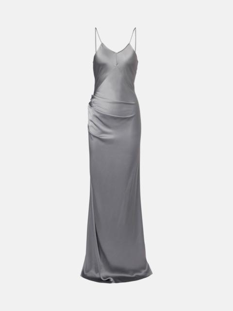 Cami satin gown