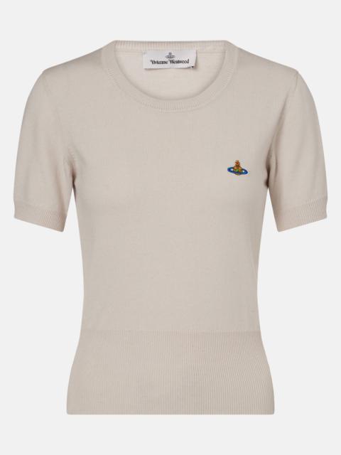 Bea cotton and cashmere top