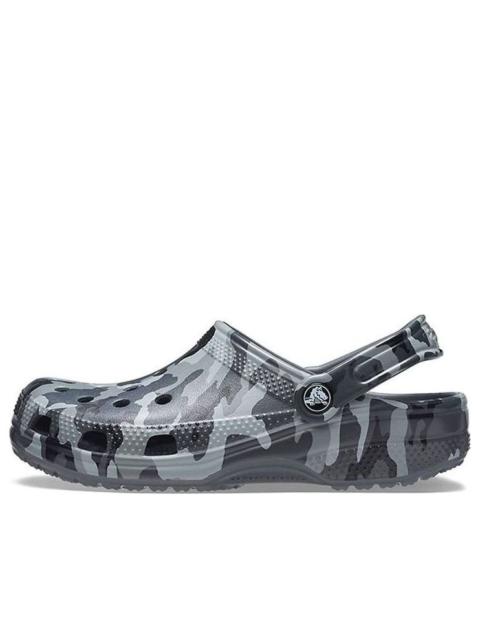 Crocs Beach Sandals Gray Camouflage Unisex 206454-0IE