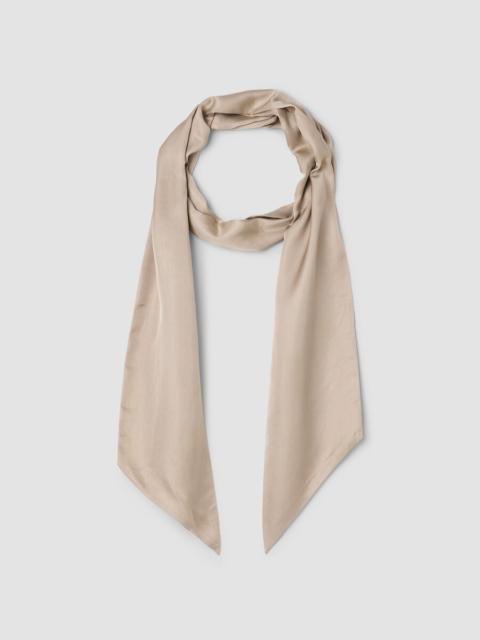Lightweight Satin Shimmer Double Tie Scarf