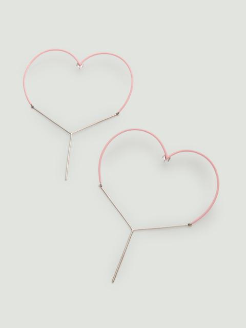Maxi Y Heart Earrings