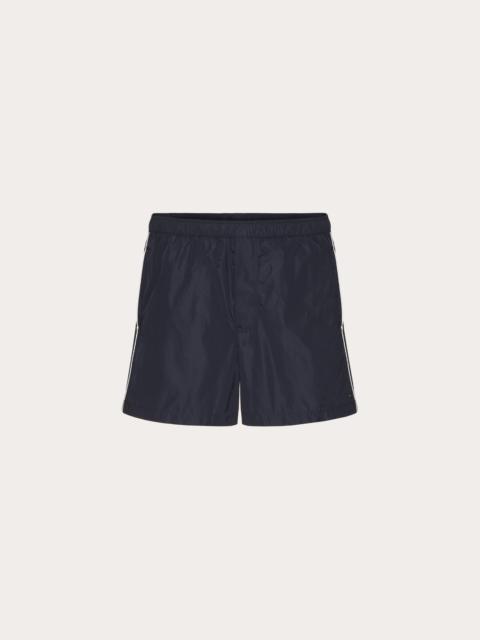 NYLON SWIMSUIT WITH STUD