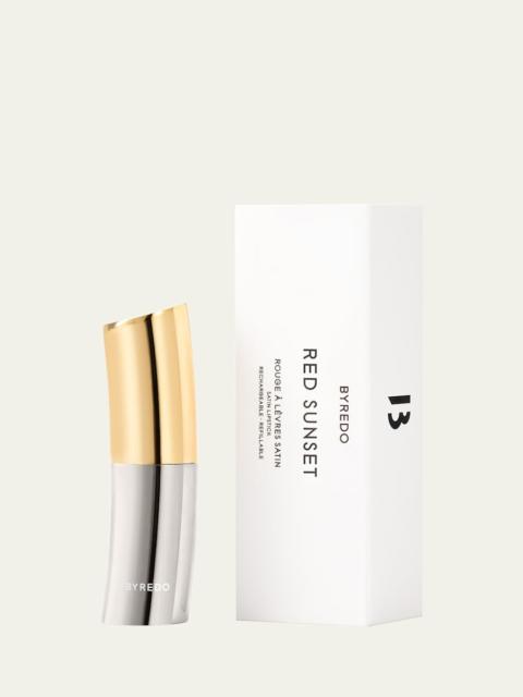 The Satin Lipstick - Red Sunset