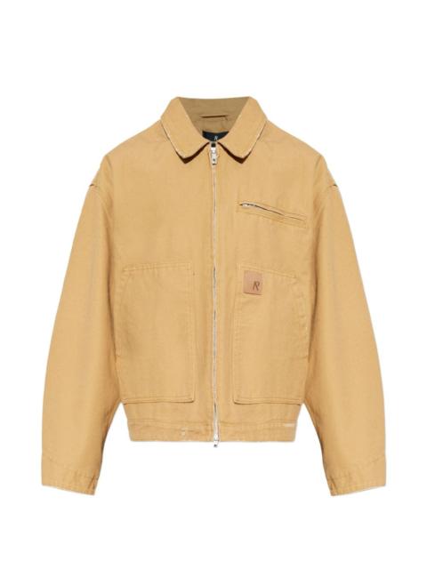 pocket zip cotton jacket