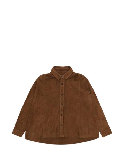Arianna suede shirt